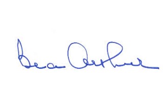Bea Arthur autograph