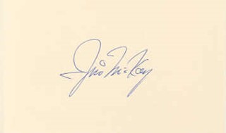 Jim McKay autograph