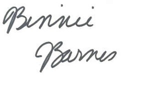 Binnie Barnes autograph