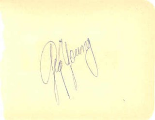 Gig Young autograph