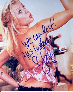 Jessica Cauffiel autograph