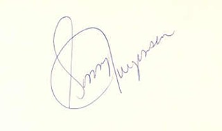 Sonny Jurgensen autograph