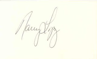 Nancy Lopez autograph