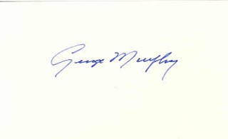George Murphy autograph