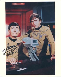 Koenig and Takei autograph