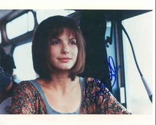 Sandra Bullock autograph