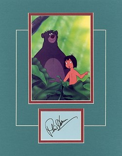 Disney's Baloo voice of Phil Harris autograph