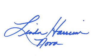 Linda Harrison autograph