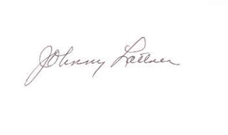 Johnny Lattner autograph