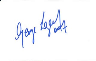 George Lazenby autograph