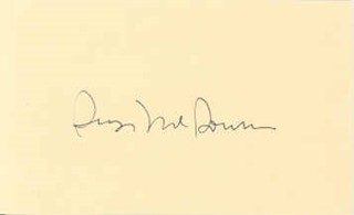 George McGovern autograph
