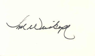 Tom Weiskopf autograph