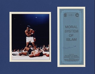 Muhammad Ali autograph