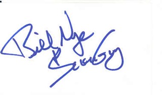 Bill Nye autograph