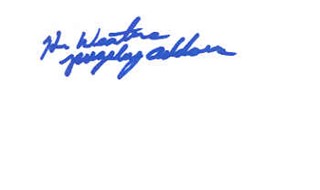 Ken Weatherwax autograph