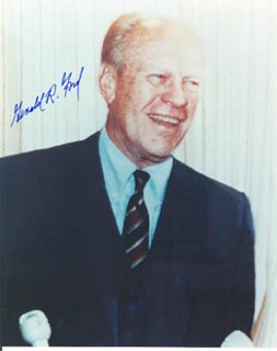 Gerald Ford autograph