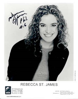 Rebecca St. James autograph