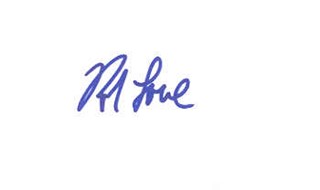 Rob Lowe autograph