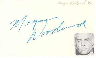 Morgan Woodward autograph