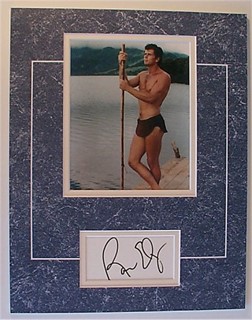 Ron Ely as Tarzan autograph