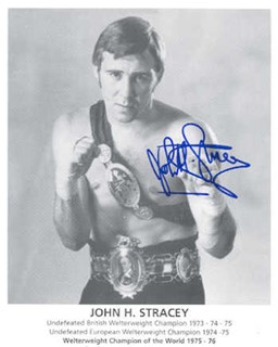 John Stracey autograph