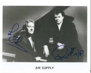 Air Supply autograph