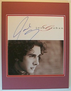 Josh Groban autograph