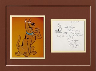 Scooby-Doo autograph