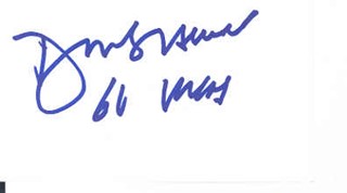 Don Hewitt autograph