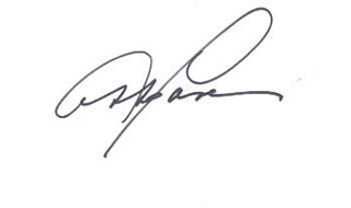 Abbe Lane autograph