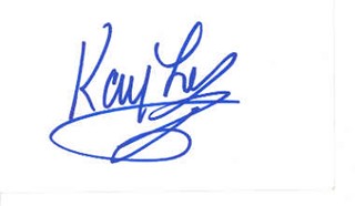 Kay Lenz autograph