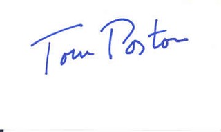 Tom Poston autograph