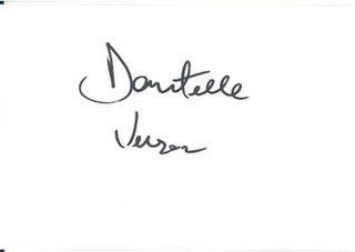Donatella Versace autograph