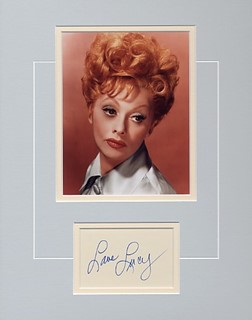 Lucille Ball autograph