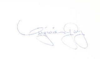 Virginia Grey autograph