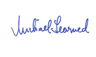 Michael Learned autograph