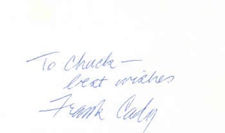 Frank Cady autograph