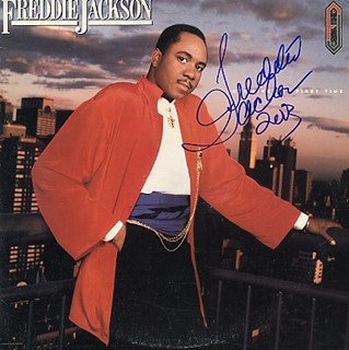 Freddie Jackson autograph