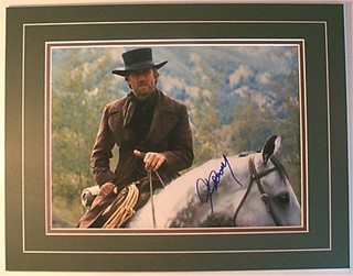 Clint Eastood in Pale Rider autograph