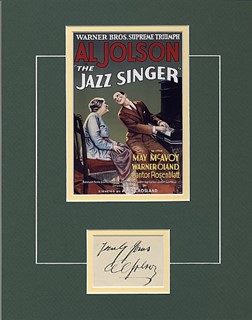 The Jazz Singer autograph