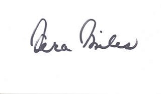Vera Miles autograph