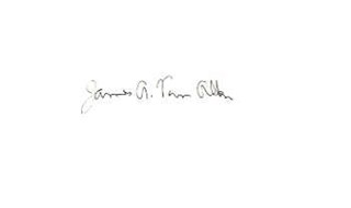 James Van-Allen autograph