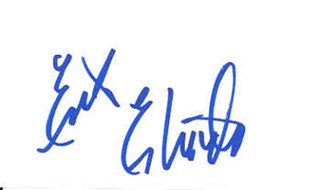 Erik Estrada autograph