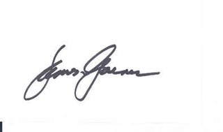 James Garner autograph