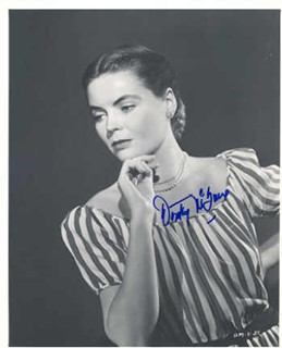 Dorothy McGuire autograph