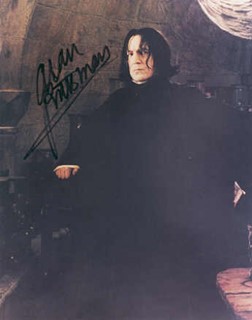 Alan Rickman autograph