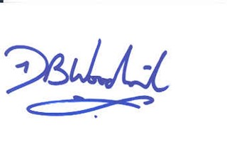 DB Woodside autograph