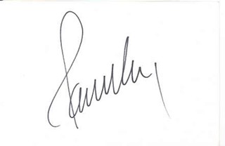 Paul Anka autograph