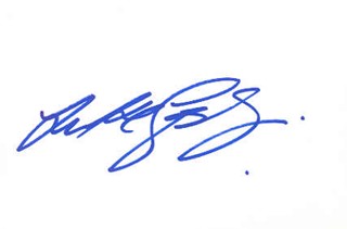 Luke Goss autograph