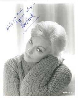 Kim Novak autograph